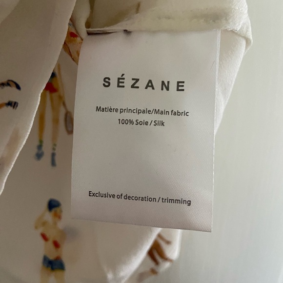 Camisole Silk Sezane 6 g kero - Picture 4 of 4